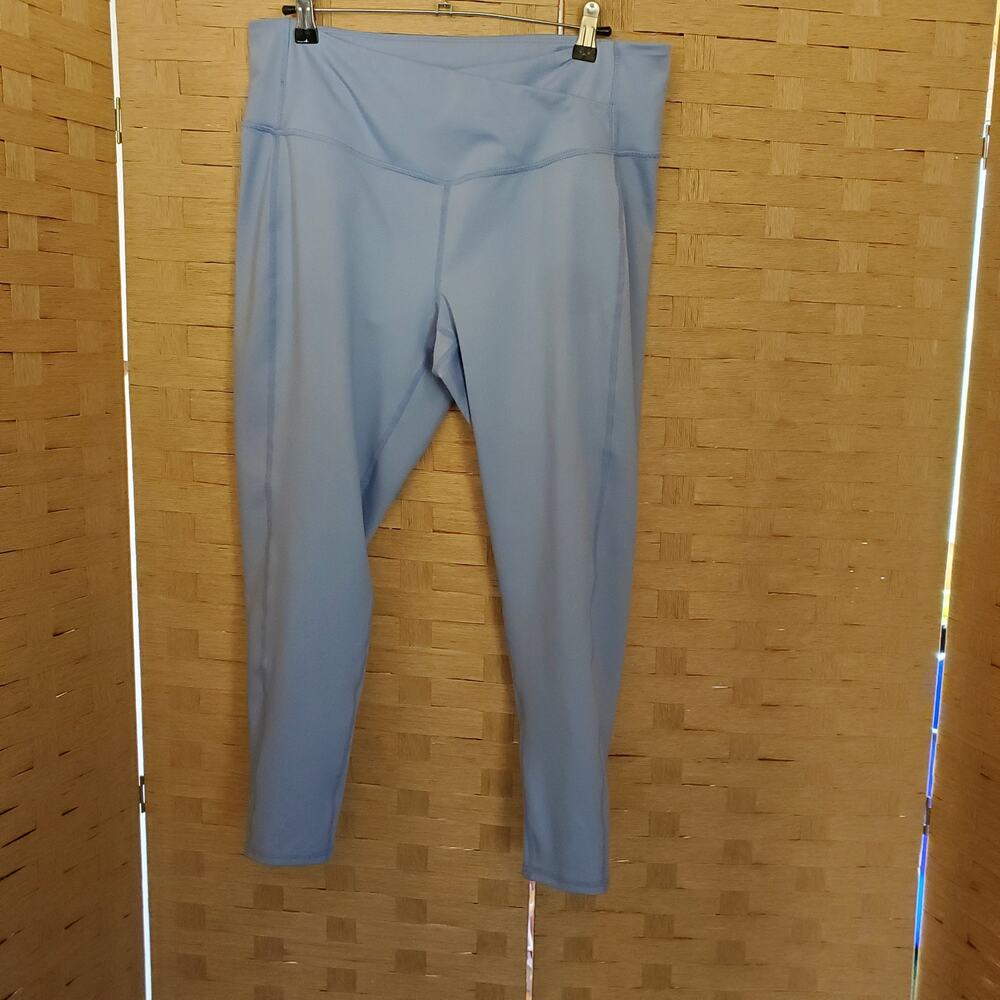 Z by Zella Leggings Size XL Light Blue Cropped Mid Rise